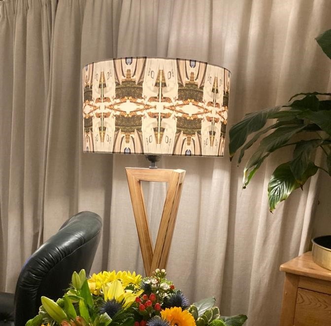 "I love my Whitstable Boats. It sits beautifully on my floor lamp and goes with the colour scheme within my sitting room.  D. Parker from Whitstable.